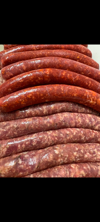 Saucisses et merguez d'agneau